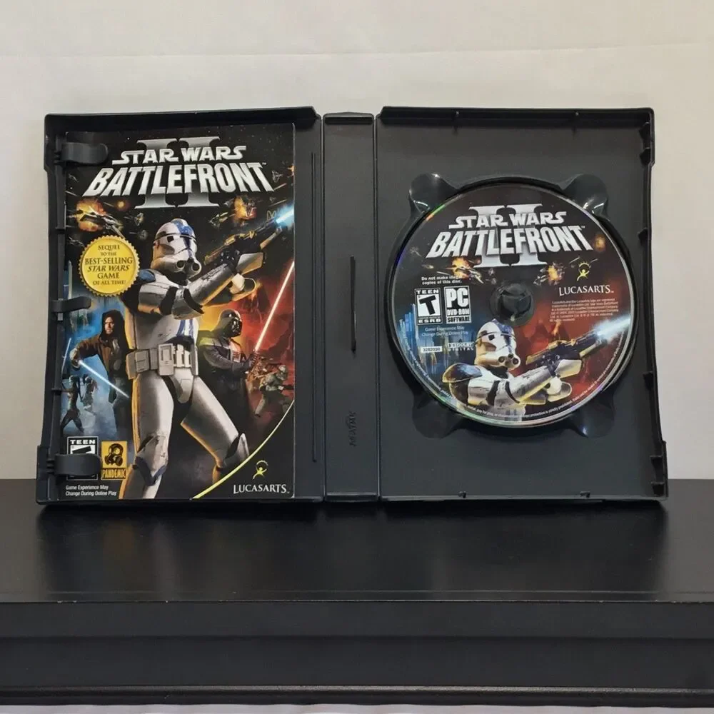 Star Wars Battlefront 2 PC Game 2004 LucasArts Classic Retro